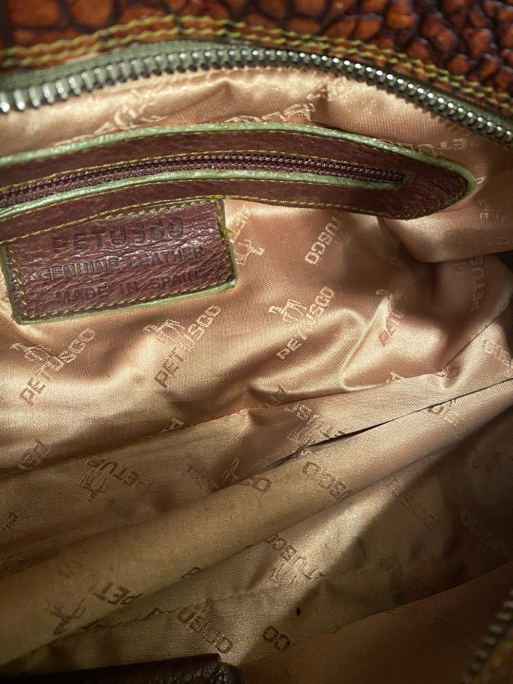 Petusco Brown  Genuine Leather  Bag - Picture 5 of 5